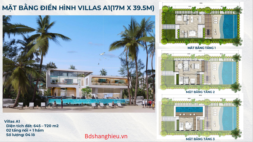 Mặt Bằng Villas Dự án Sunshine Metaland đà Nẵng